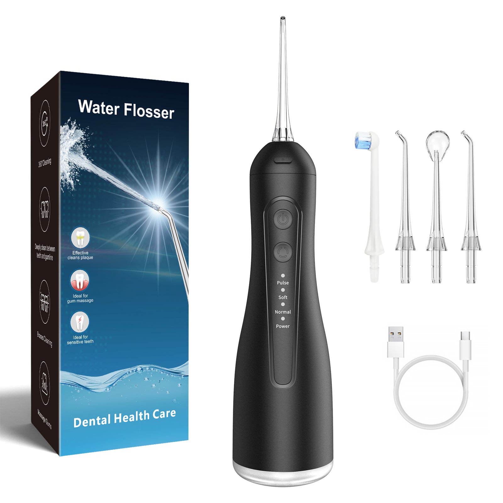 Limpiador de Dientes USB Recargable | Water Flosser Portátil